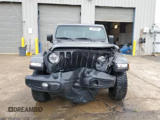2021 Jeep Gladiator Sport S с VIN 1C6HJTAG1ML599287, выставлен на аукционе Copart как лот 71597864 с пробегом 23 186 миль миль и Списание • Salvage title. История ставок и продаж доступна на DreamBid. Изображение 5.