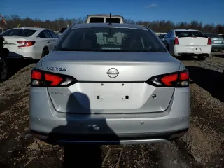 2024 Nissan Versa S with VIN 3N1CN8DV7RL819903, listed as a Copart auction lot 42855805 with 17,120 mi miles and Salvage Title. Bid and sale history available at carsss.com. Image 6.