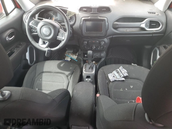 2018 Jeep Renegade Latitude with VIN ZACCJABB0JPH97800, listed as a Copart auction lot 55987105 with Not provided miles and Salvage title. Bid and sale history available at DreamBid. Image 8.