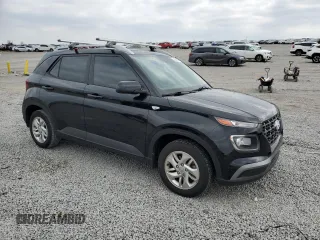 2020 Hyundai Venue SEL with VIN KMHRC8A37LU026660, listed as a Copart auction lot 52907665 with 64,913 mi miles and Salvage title. Bid and sale history available at DreamBid. Image 4.