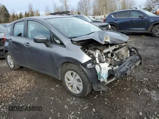 2017 Nissan Versa Note SR with VIN 3N1CE2CP7HL352819, listed as a Copart auction lot 46335675 with 77,748 mi miles and Salvage Title. Bid and sale history available at carsss.com. Image 4.