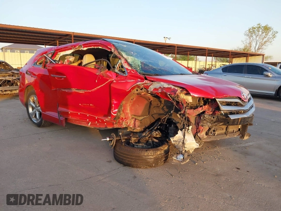 2015 Toyota Venza XLE with VIN 4T3ZK3BB2FU074512, listed as a IAAI auction lot 41990643 with 97,453 mi miles. Bid and sale history available at carsss.com. Image 1.