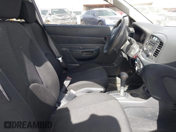 2007 Hyundai Accent GS with VIN KMHCM36C57U042263, listed as a IAAI auction lot 41688785 with 65,176 mi miles. Bid and sale history available at carsss.com. Image 5.
