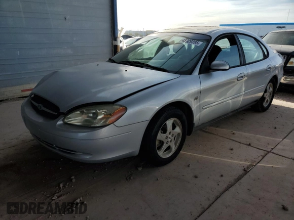 2002 Ford Taurus SES Standard with VIN 1FAFP55S32G260499, listed as a Copart auction lot 45929285 with 152,567 mi miles and Salvage Title. Bid and sale history available at carsss.com. Image 1.