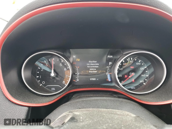 2019 Jeep Compass Trailhawk с VIN 3C4NJDDB0KT595525, выставлен на аукционе Copart как лот 60286335 с пробегом 57 900 миль миль и Списание • Salvage title. История ставок и продаж доступна на DreamBid. Изображение 9.