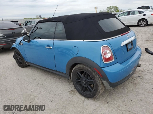 2014 MINI Convertible z VIN WMWZN3C57ET570016, wystawiony jako Copart lot #54565815 z przebiegiem 74 742 mil mil oraz Szkoda całkowita • Salvage title. Historia ofert i sprzedaży dostępna na DreamBid. Obrazek 2.
