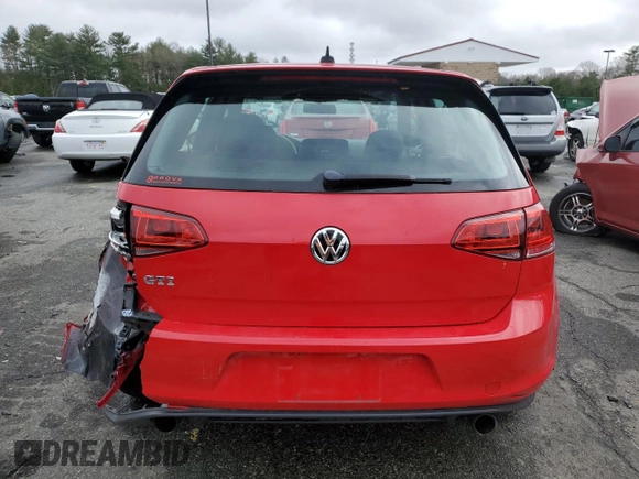 2017 Volkswagen Golf GTI S with VIN 3VW4T7AU1HM017236, listed as a Copart auction lot 47990674 with 11,384 mi miles. Bid and sale history available at carsss.com. Image 6.