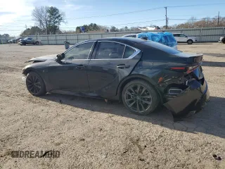 2024 Lexus IS with VIN JTHBZ1B23R5072702, listed as a Copart auction lot 46640845 with 15,412 mi miles and Salvage Title. Bid and sale history available at carsss.com. Image 2.