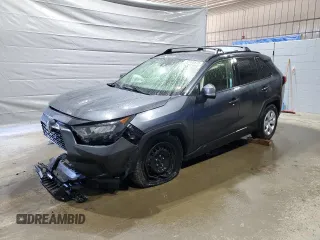 2019 Toyota RAV4 LE with VIN JTMG1RFV1KD008610, listed as a Copart auction lot 55100675 with 95,673 mi miles and Salvage title. Bid and sale history available at DreamBid. Image 1.