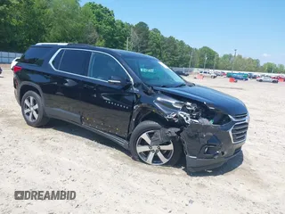 2018 Chevrolet Traverse LT z VIN 1GNERHKW2JJ100924, wystawiony jako IAAI lot #42127875 z przebiegiem 127 319 mil mil oraz . Historia ofert i sprzedaży dostępna na DreamBid. Obrazek 1.