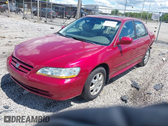 2002 Honda Accord EX z VIN 1HGCG56682A101609, wystawiony jako IAAI lot #42377233 z przebiegiem 154 658 mil mil oraz . Historia ofert i sprzedaży dostępna na DreamBid. Obrazek 2.