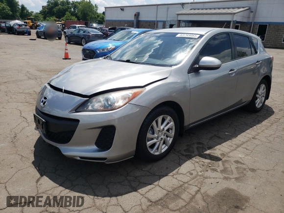 2012 Mazda 3 i Touring with VIN JM1BL1L8XC1639170, listed as a Copart auction lot 63793085 with 70,904 mi miles and Salvage title. Bid and sale history available at DreamBid. Image 1.