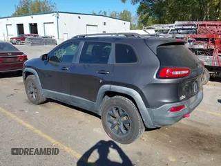 2014 Jeep Cherokee Trailhawk with VIN 1C4PJMBB0EW237741, listed as a IAAI auction lot 40505251 with 139,883 mi miles and . Bid and sale history available at DreamBid. Image 3.