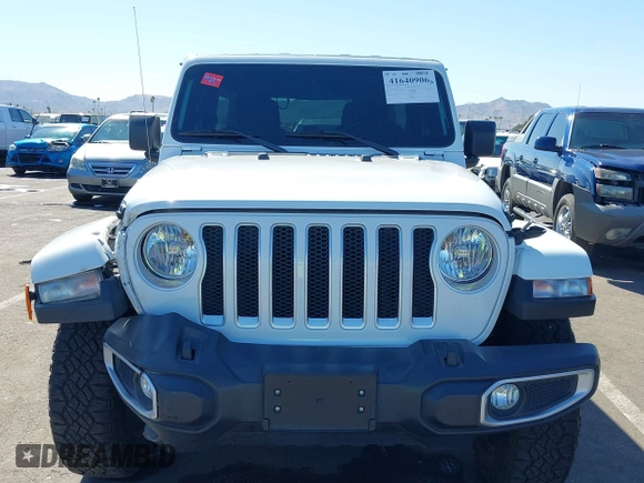 2020 Jeep Wrangler Unlimited Sahara with VIN 1C4HJXEN5LW277208, listed as a IAAI auction lot 41640906 with 61,774 mi miles. Bid and sale history available at carsss.com. Image 12.