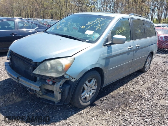 2006 Honda Odyssey EX-L z VIN 5FNRL38786B105476, wystawiony jako IAAI lot #42141512 z przebiegiem Nie podano mil oraz . Historia ofert i sprzedaży dostępna na DreamBid. Obrazek 2.