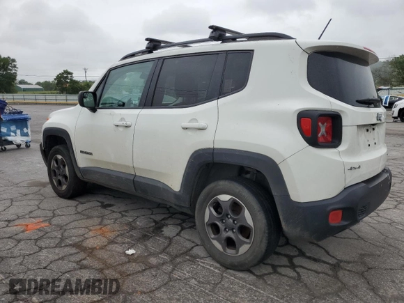 2017 Jeep Renegade Sport with VIN ZACCJBAB0HPF11056, listed as a Copart auction lot 56515405 with 159,547 mi miles and Salvage title. Bid and sale history available at DreamBid. Image 2.