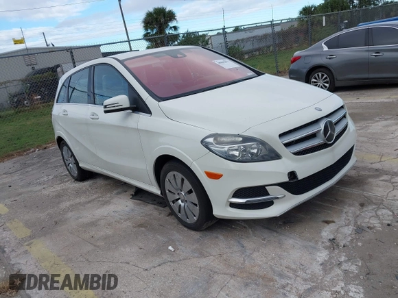 2016 Mercedes-Benz B Electric Drive with VIN WDDVP9AB7GJ009388, listed as a IAAI auction lot 41654143 with 46,748 mi miles and . Bid and sale history available at DreamBid. Image 1.