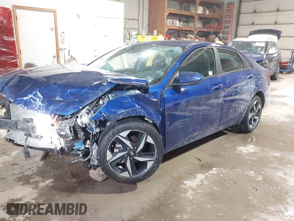 2023 Hyundai Elantra SEL with VIN KMHLS4AG0PU513726, listed as a IAAI auction lot 41644604 with Not Provided miles and . Bid and sale history available at DreamBid. Image 2.