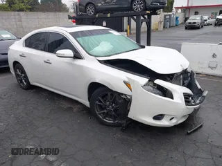 2014 Nissan Maxima S with VIN 1N4AA5AP6EC453903, listed as a IAAI auction lot 41194551 with 75,126 mi miles and . Bid and sale history available at DreamBid. Image 1.