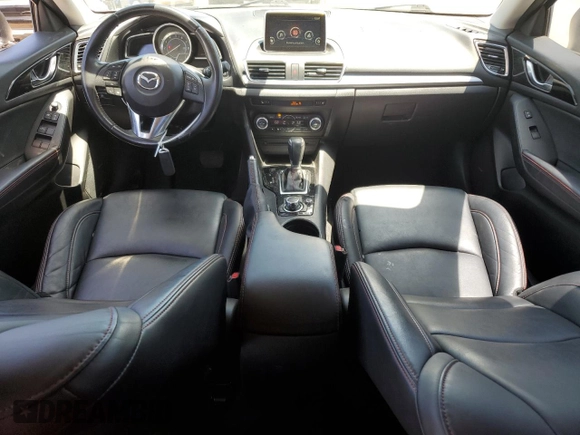 2016 Mazda 3 S Touring with VIN JM1BM1M32G1355182, listed as a Copart auction lot 61582365 with 144,159 mi miles and Salvage title. Bid and sale history available at DreamBid. Image 8.