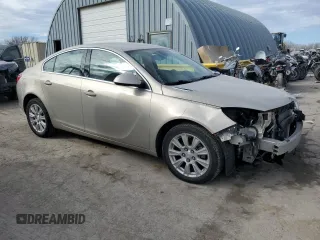 2012 Buick Regal with VIN 2G4GR5ER5C9136607, listed as a Copart auction lot 46616955 with 74,976 mi miles and Salvage title. Bid and sale history available at DreamBid. Image 4.