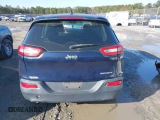 2015 Jeep Cherokee Sport with VIN 1C4PJLAB2FW547371, listed as a IAAI auction lot 41588682 with 135,640 mi miles. Bid and sale history available at carsss.com. Image 16.