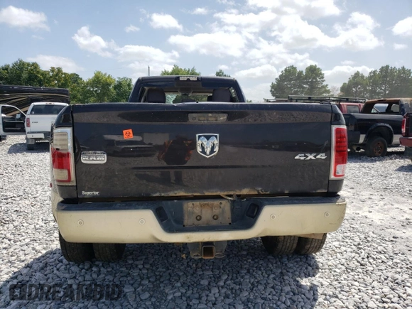 2016 Ram 3500 Longhorn with VIN 3C63RRKL5GG294006, listed as a Copart auction lot 65238274 with 0 mi miles and Non Repairable. Bid and sale history available at carsss.com. Image 6.
