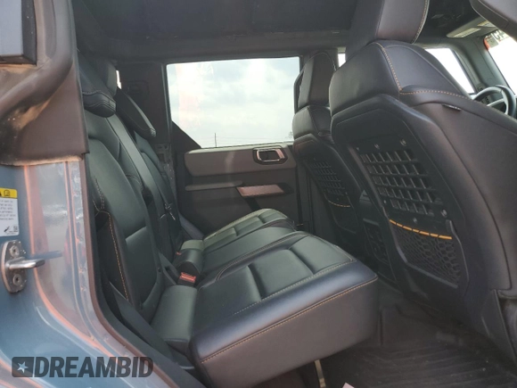 2022 Ford Bronco with VIN 1FMEE5DH7NLB89588, listed as a Copart auction lot 59777455 with 25,323 mi miles and Salvage title. Bid and sale history available at DreamBid. Image 10.