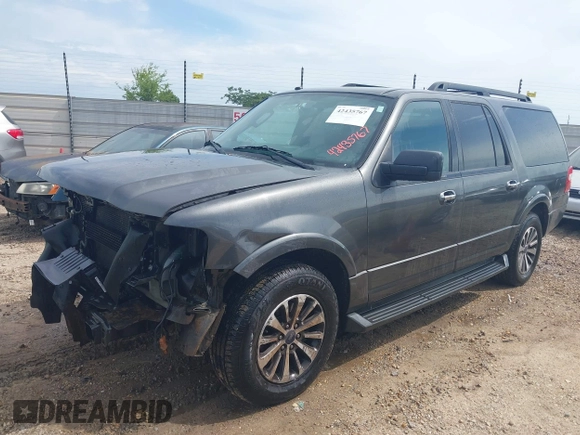 2017 Ford Expedition Max XLT z VIN 1FMJK1HT5HEA35548, wystawiony jako IAAI lot #42435767 z przebiegiem 141 955 mil mil oraz . Historia ofert i sprzedaży dostępna na DreamBid. Obrazek 2.