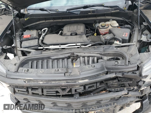 2022 Chevrolet Silverado 1500 Custom with VIN 3GCPABEK1NG596837, listed as a Copart auction lot 55095305 with 32,919 mi miles and Salvage Title. Bid and sale history available at DreamBid. Image 11.