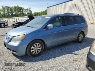 2008 Honda Odyssey EX-L z VIN 5FNRL387X8B060723, wystawiony jako Copart lot #54610555 z przebiegiem 156 477 mil mil oraz Szkoda całkowita • Salvage title. Historia ofert i sprzedaży dostępna na DreamBid. Obrazek 1.