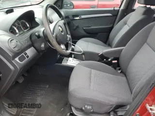 2010 Chevrolet Aveo 1LT with VIN KL1TD5DEXAB118316, listed as a Copart auction lot 58219795 with 63,305 mi miles and Salvage title. Bid and sale history available at DreamBid. Image 7.