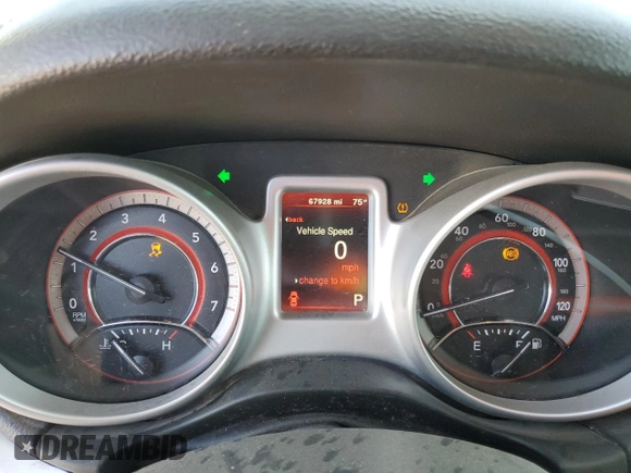 2020 Dodge Journey SE Value with VIN 3C4PDCAB1LT274125, listed as a Copart auction lot 52180775 with 67,928 mi miles and Salvage Title. Bid and sale history available at DreamBid. Image 9.