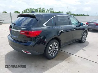 2015 Acura MDX Technology with VIN 5FRYD3H44FB005534, listed as a IAAI auction lot 42107208 with 56,347 mi miles and . Bid and sale history available at DreamBid. Image 4.
