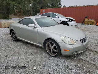 2002 Lexus SC with VIN JTHFN48YX20022795, listed as a Copart auction lot 51084905 with 195,150 mi miles and Salvage Title. Bid and sale history available at carsss.com. Image 4.