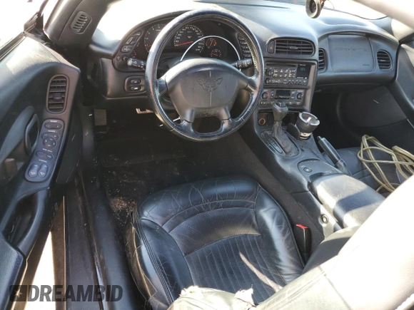 2001 Chevrolet Corvette with VIN 1G1YY32G015125214, listed as a Copart auction lot 85579554 with 143,839 mi miles and Salvage Title. Bid and sale history available at carsss.com. Image 8.