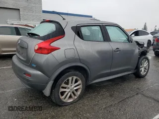 2013 Nissan Juke SV with VIN JN8AF5MR4DT214183, listed as a Copart auction lot 50113745 with 107,106 mi miles and Salvage Title. Bid and sale history available at carsss.com. Image 3.