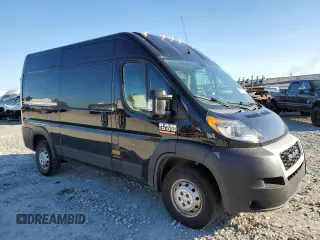 2021 Ram ProMaster Cargo with VIN 3C6LRVBG9ME584204, listed as a Copart auction lot 76282354 with 61,728 mi miles and Clean Title. Bid and sale history available at carsss.com. Image 4.