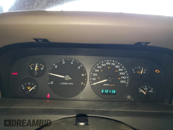 2002 Jeep Grand Cherokee with VIN 1J4GX38S52C166298, listed as a Copart auction lot 80655884 with 212,113 mi miles and Salvage title. Bid and sale history available at DreamBid. Image 9.