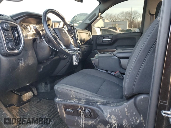 2019 Chevrolet Silverado 1500 RST with VIN 1GCRYEEK2KZ283202, listed as a Copart auction lot 89362205 with 111,596 mi miles and Salvage Title. Bid and sale history available at DreamBid. Image 7.