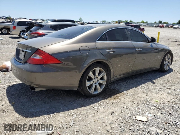 2008 Mercedes-Benz CLS-Class 5.5L with VIN WDDDJ72X18A122623, listed as a Copart auction lot 57078084 with 0 mi miles and Non Repairable. Bid and sale history available at carsss.com. Image 3.