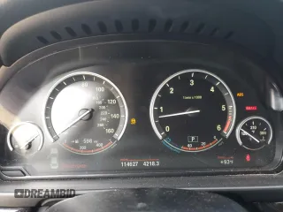 2014 BMW 5 Series 535d with VIN WBAXA5C50ED691107, listed as a Copart auction lot 64393794 with 114,627 mi miles and Salvage Title. Bid and sale history available at DreamBid. Image 9.