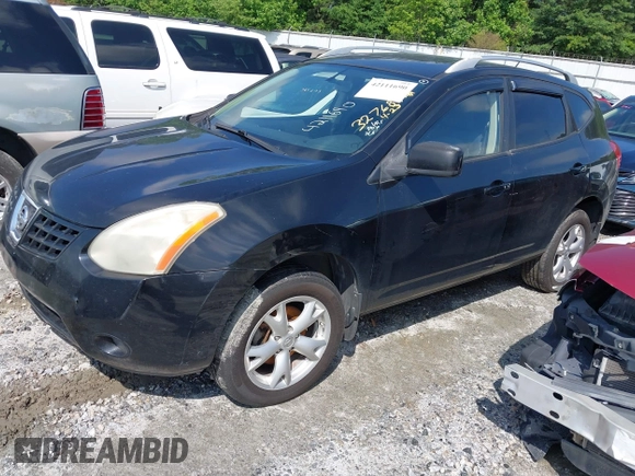 2009 Nissan Rogue SL with VIN JN8AS58TX9W327689, listed as a IAAI auction lot 42111690 with 203,132 mi miles and . Bid and sale history available at DreamBid. Image 2.