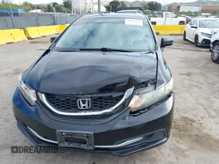 2014 Honda Civic Sedan LX with VIN 19XFB2F57EE206630, listed as a IAAI auction lot 42114435 with 188,468 mi miles. Bid and sale history available at carsss.com. Image 6.
