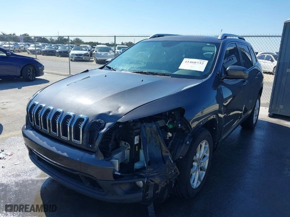 2015 Jeep Cherokee Latitude with VIN 1C4PJLCS3FW566394, listed as a IAAI auction lot 41460732 with NaN miles. Bid and sale history available at carsss.com. Image 2.
