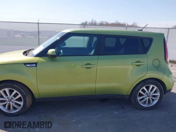 2017 Kia Soul + with VIN KNDJP3A58H7877849, listed as a IAAI auction lot 41932260 with 166,557 mi miles. Bid and sale history available at carsss.com. Image 14.