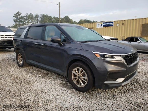 2023 Kia Carnival LX with VIN KNDNB4H34P6263346, listed as a Copart auction lot 72057244 with 124,347 mi miles and Salvage Title. Bid and sale history available at carsss.com. Image 4.