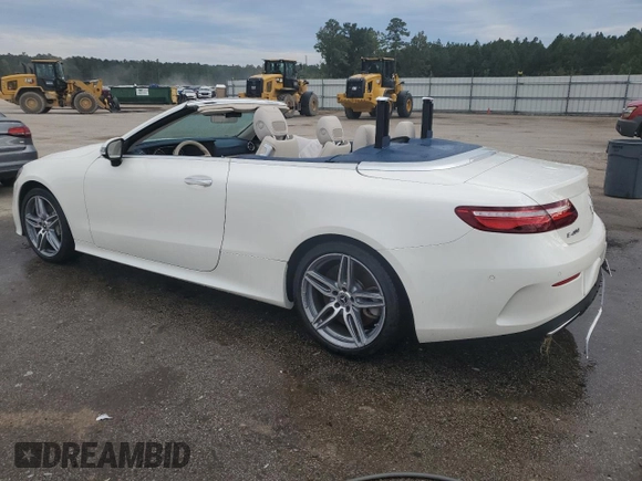 2018 Mercedes-Benz E-Class E 400 with VIN WDD1K6FB4JF051337, listed as a Copart auction lot 73521454 with 58,891 mi miles and Salvage Title. Bid and sale history available at carsss.com. Image 2.
