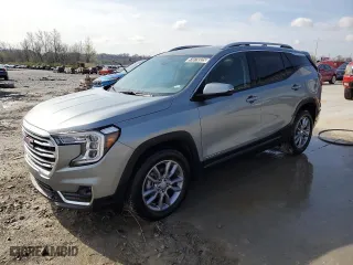 2024 GMC Terrain SLT with VIN 3GKALVEG4RL338312, listed as a Copart auction lot 51079325 with 28,374 mi miles and Clean Title. Bid and sale history available at carsss.com. Image 1.