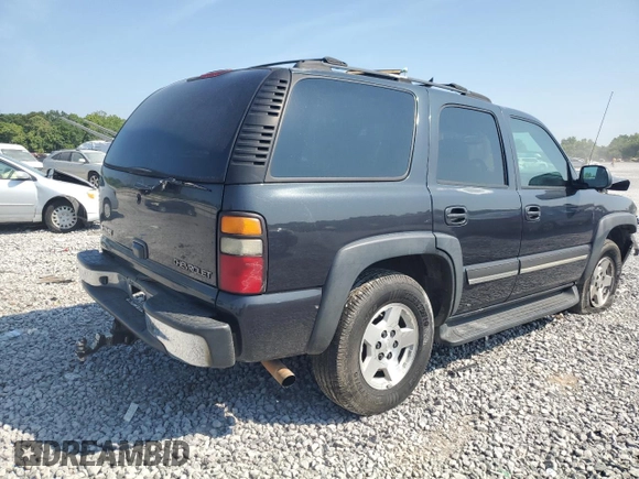 2004 Chevrolet Tahoe LT with VIN 1GNEC13ZX4J304070, listed as a Copart auction lot 59779655 with 123,241 mi miles and Salvage title. Bid and sale history available at DreamBid. Image 3.